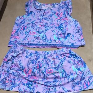 Lilly Pulitzer top and skort